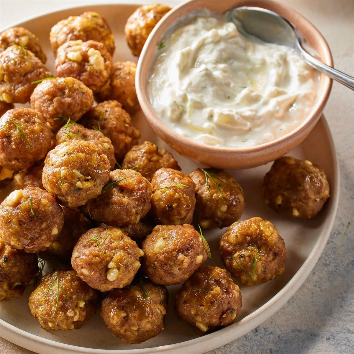 Easy Greek Meatballs: Mint, Feta & Tzatziki for Weeknights